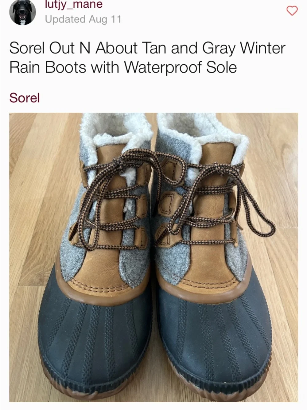 Sorel Brown, Black & Cream Kids Winter Duck Boots